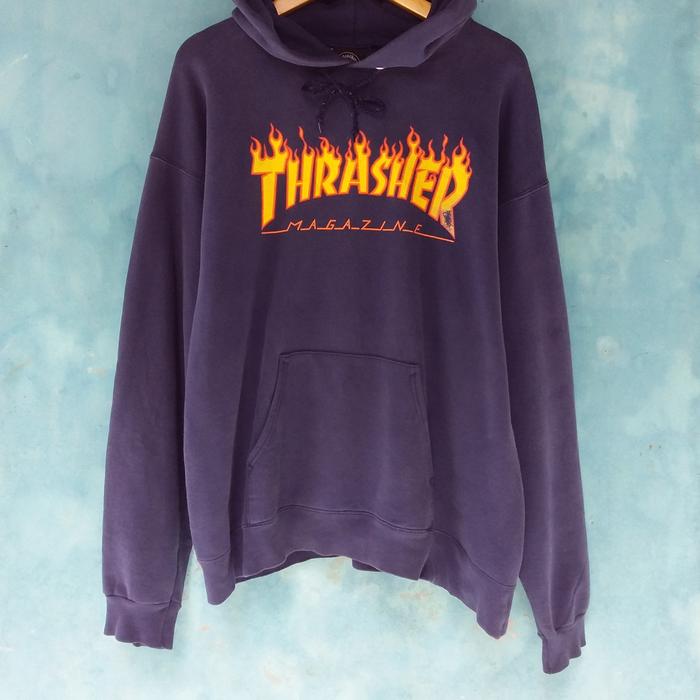 hoodie thrasher flame second vintage original