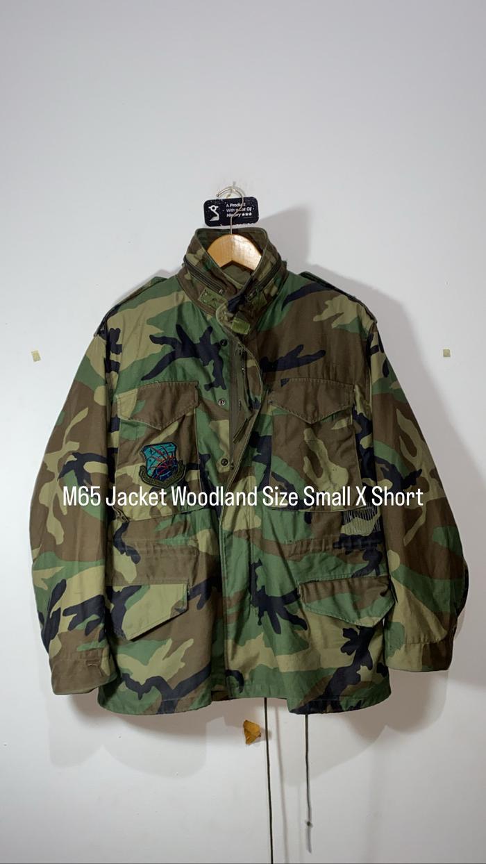 M65 Jaket Woodland USAF Size Small X Short