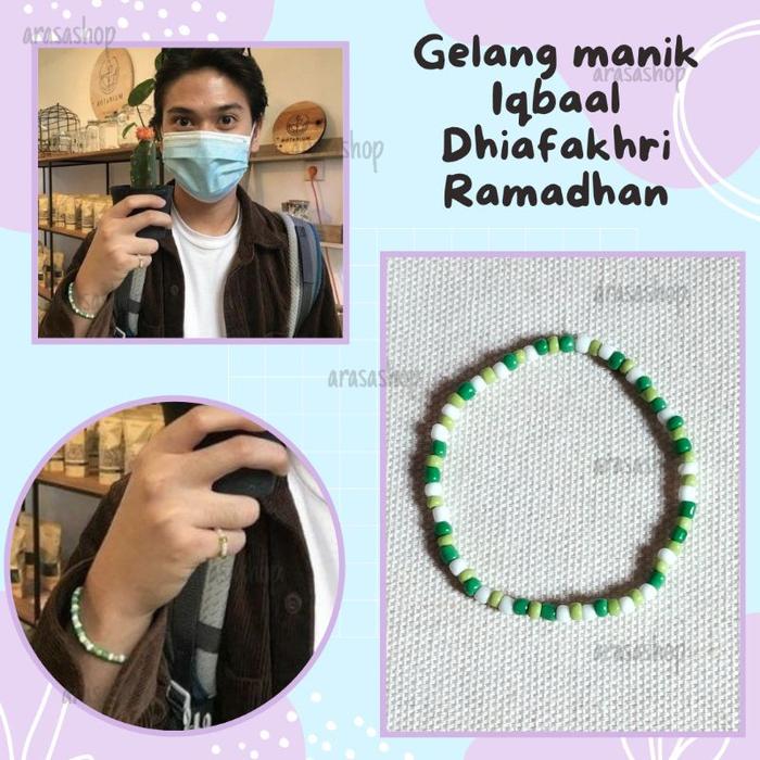 GELANG IQBAAL Dhiafakhri Ramadhan Bracelet Beads Gelang Manik Mote