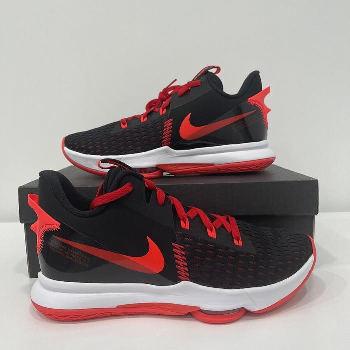 Nike Lebron Witness 5 V "Bred/Black/University Red" Original BNIB
