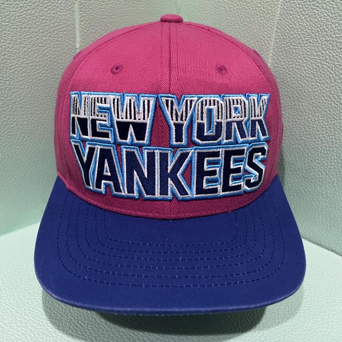Topi Baseball MLB New York Yankees Cap Pink