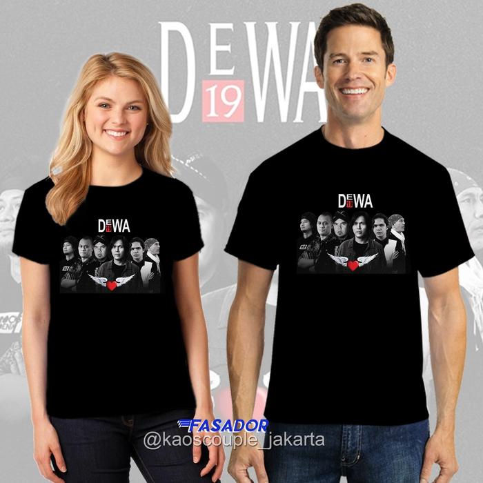 GRATIS CUSTOM NAMA - Kaos / Baju DEWA 19 Couple Baladewa Konser DEWA