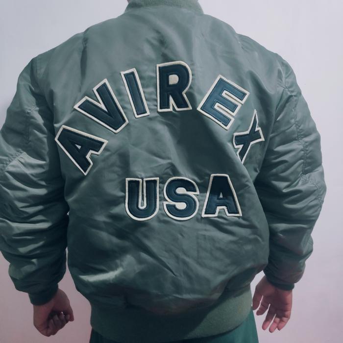 JAKET BOMBER AVIREX USA NOT ALPHA INDONESIA NEW OLD STOCK (NOS)