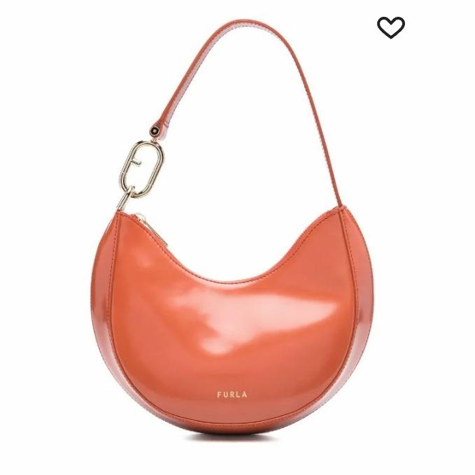 FURLA PRIMAVERA SMALL SHOULDER BAG WB00475 TANGERINE