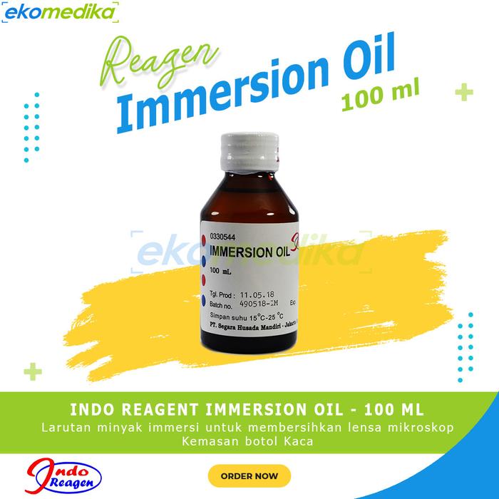 Larutan Immersion Oil 100ml INDO REAGEN Minyak Immersi 100ml