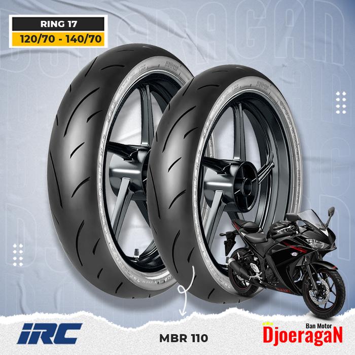 Ban Paket Sepasang CBR 150R IRC MBR 110 Ring 17 120/70 140/70 XABRE