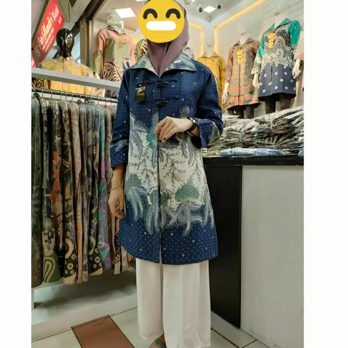 TUNIK BATIK BAHAN DOBBY PREMIUM THAMRINCITTTY