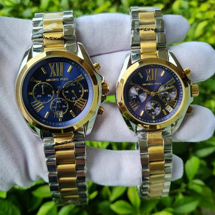 Jam Couple Merek MicHaell Korss MK All S.Steel 36mm & 42mm Original