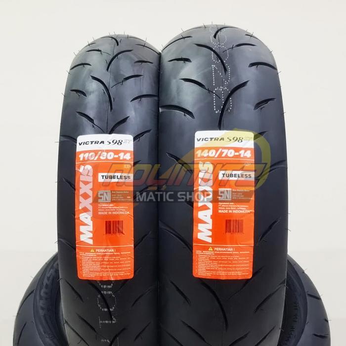 Ban Maxxis Victra Depan Belakang 110/80 - 14 & 140/70 - 14 Aerox 155