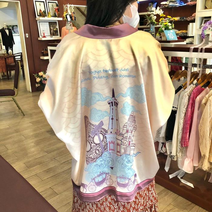 Jogja Kimono Outer wear Batik Cardigan Wanita JEPANG X JAWA Colorful