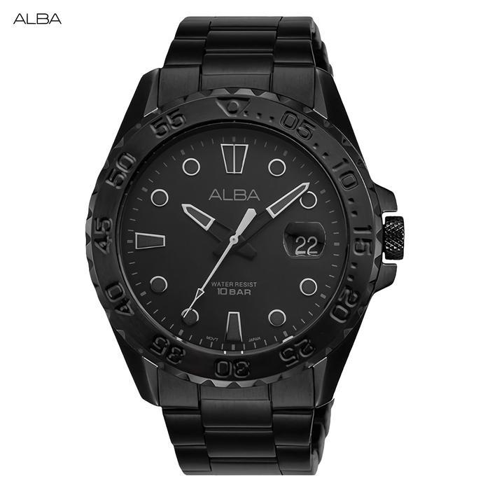 Alba Active AS9N65X1 Jam Tangan Analog Pria - Black