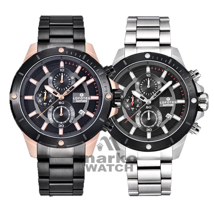 JAM TANGAN PRIA LOFOTEN F-6509MC / F 6509 MC SAPPHIRE GLASS ORIGINAL
