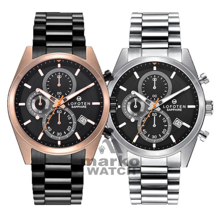 JAM TANGAN PRIA LOFOTEN F-6519MC / F 6519 MC SAPPHIRE GLASS ORIGINAL
