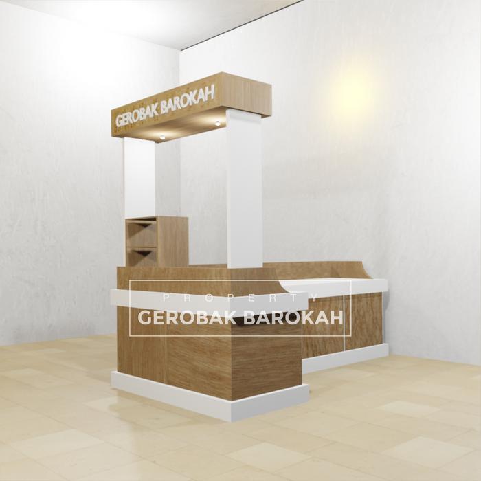 Booth Serbaguna Kekinian / Meja Jualan/ Coffee Shop Minimalis
