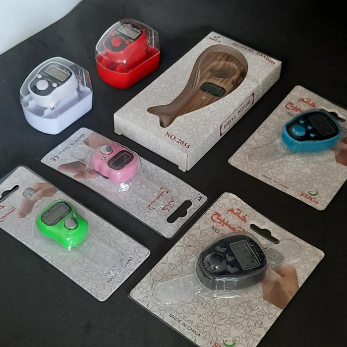 Tasbih Digital Murah Surabaya Hand Tally Counter Warna Aksesoris