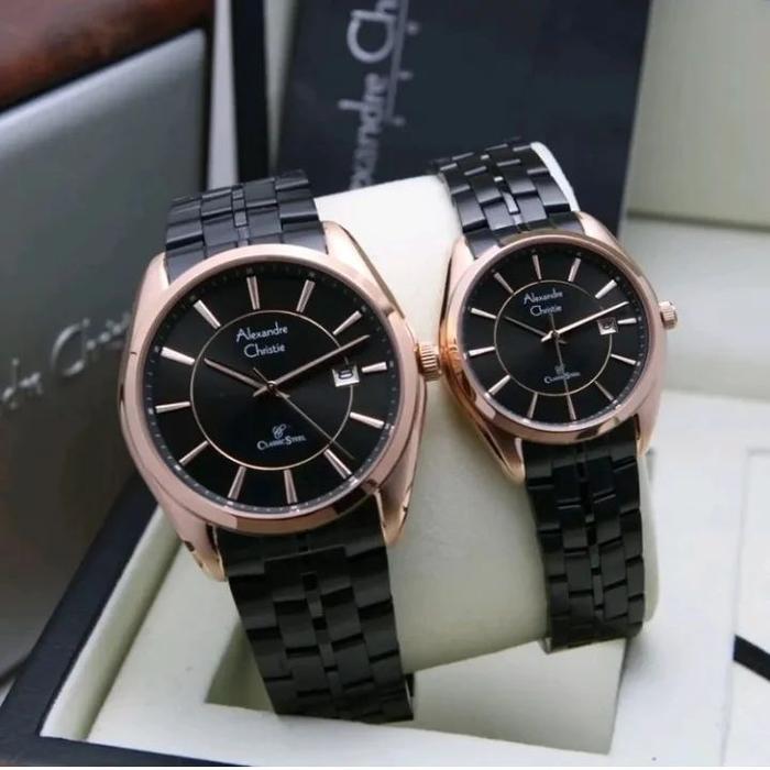 Jam Tangan Couple Alexandre Christie AC8657 AC 8657 Original