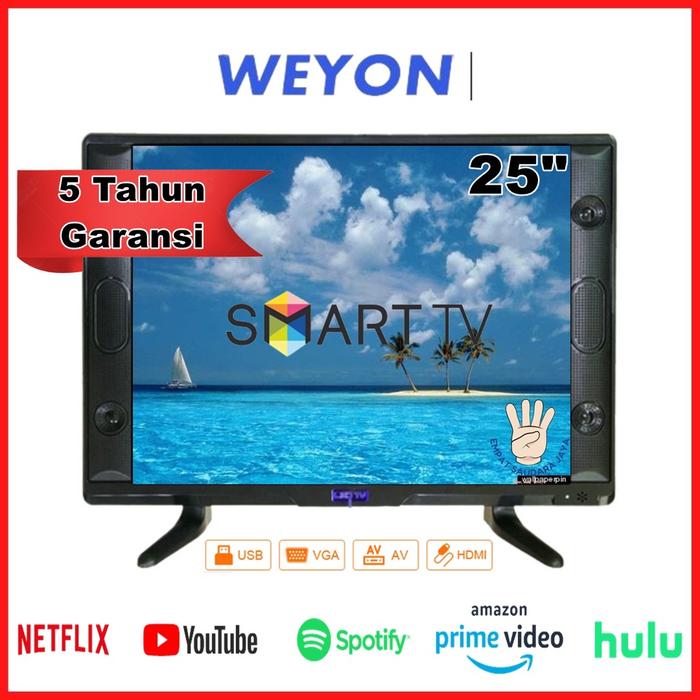 TV LED 25 INCH DIGITAL/ANALOG HDMI VA VGA USB PS3 MONITOR DAN COMPUTER