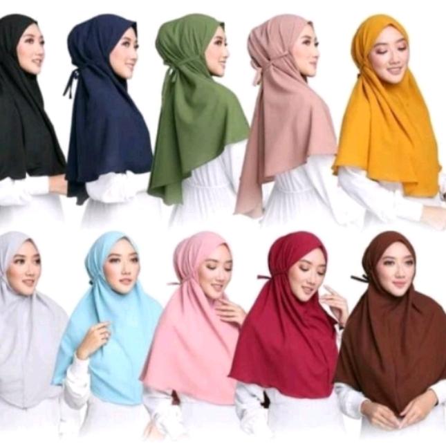 Khimar Jilbab Bergo Maryam, ukuran standar/Bergo Pendek M