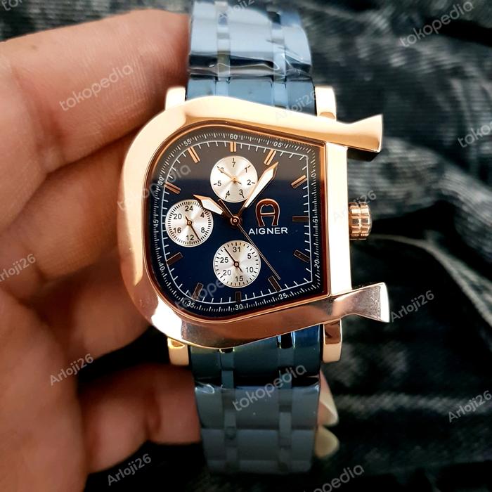 ARLOJI26 JAM TANGAN WANITA AIGNER VARESE RG BLUE 32MM