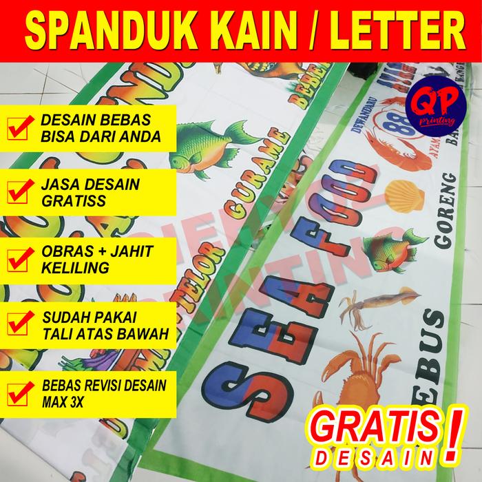 SPANDUK KAIN PECEL AYAM PECEL LELE DLL