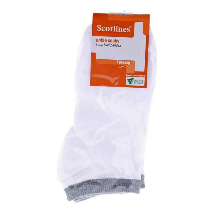 Scorlines Ankle Socks Kaos Kaki Pendek