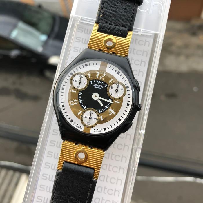 Jam tangan Swatch skin chrono james bond 007