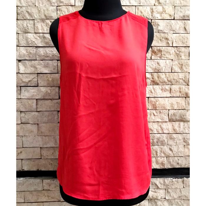 PRELOVED ZARA SLEEVELESS TOP WOMAN ORIGINAL BLOUSE ATASAN WANITA ORI