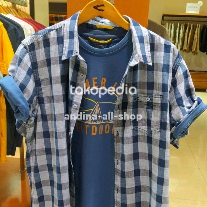 CAMEL ACTIVE kemeja pria bahan cotton ORIginal Regularfit