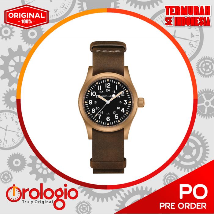 Hamilton Khaki Field Mechanical Bronze Case Mens Watch H6945953