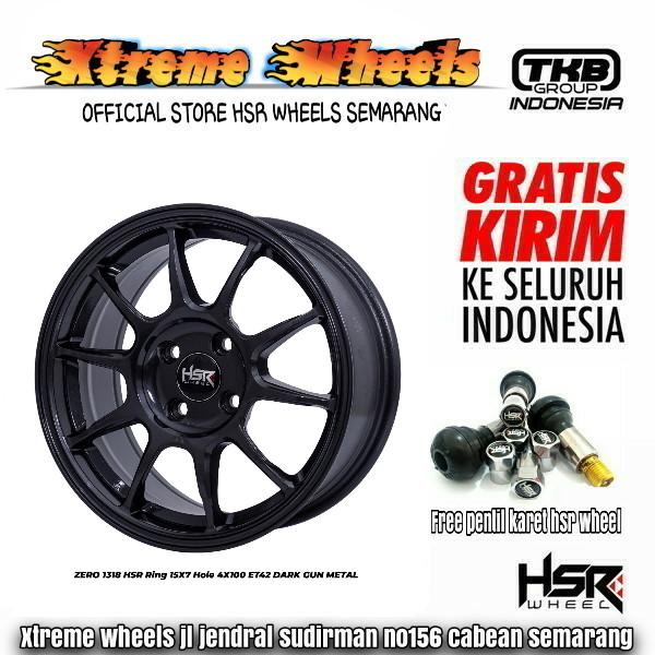 velg hsr wheel ring 15 pcd 4x100 velg brio yaris toko velg semarang