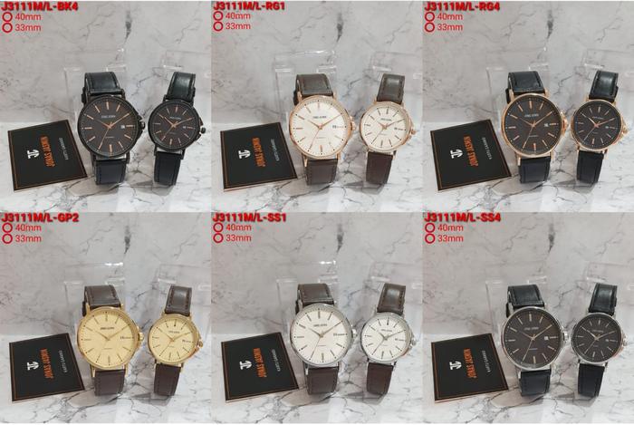 JAM TANGAN COUPLE JONAS JASMIN JJ 3111 JJ3111M JJ3111L ORIGINAL