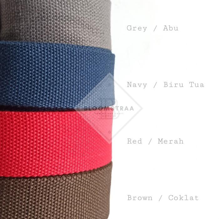Webbing katun Import 2.5cm (Tanggung) 25mm Cotton Webbing Impor 2.5 cm
