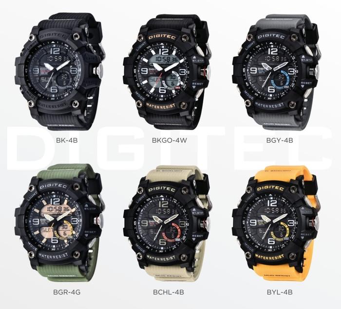 JAM TANGAN PRIA DIGITEC DA 2102T DA-2102T DG2102 DG 2102T ORIGINAL