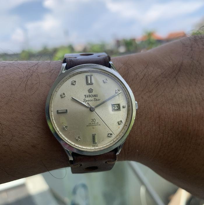 titoni space star rotomatic 30 jewels original