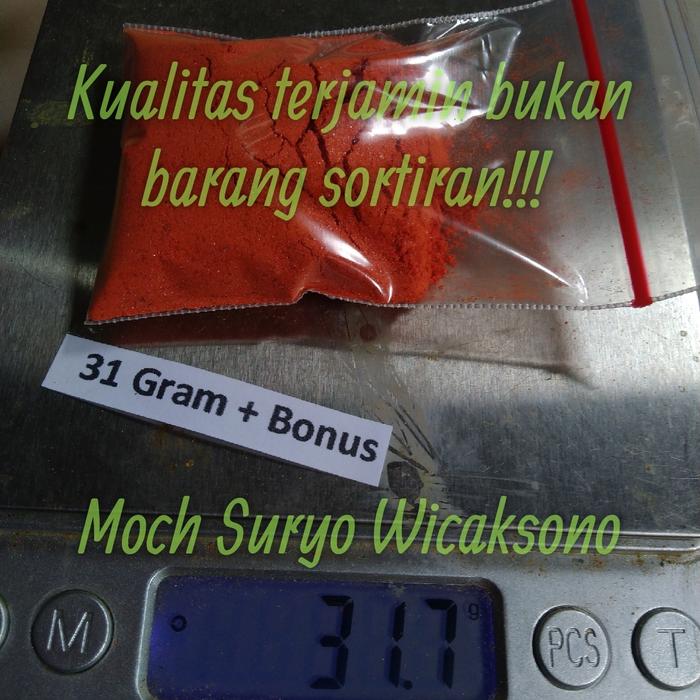 Bubuk Batu Warangan Merah Untuk Pamor Keris Tombak Damascus Jerman