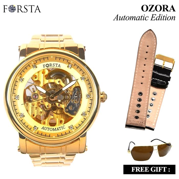 Jam Tangan Forsta Ozora Automatic Emas 18K