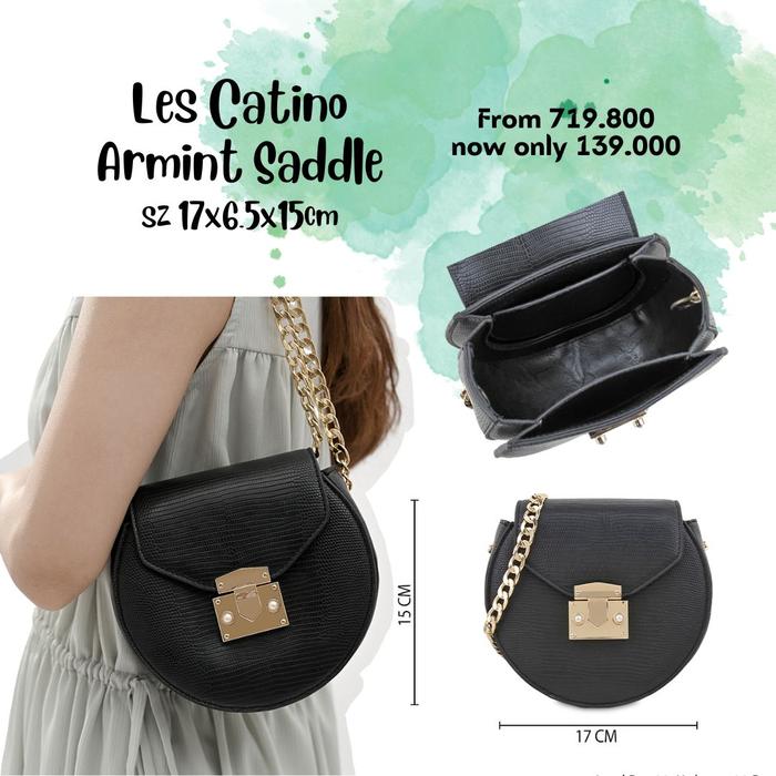 Tas Selempang wanita Les Catino Armint Saddle NEW ORIGINAL