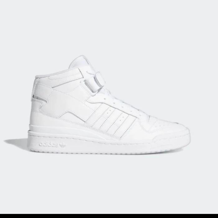 Sepatu Adidas Forum Mid Triple White Original