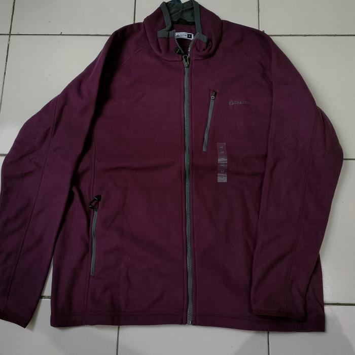 jaket crater size M merah maroon