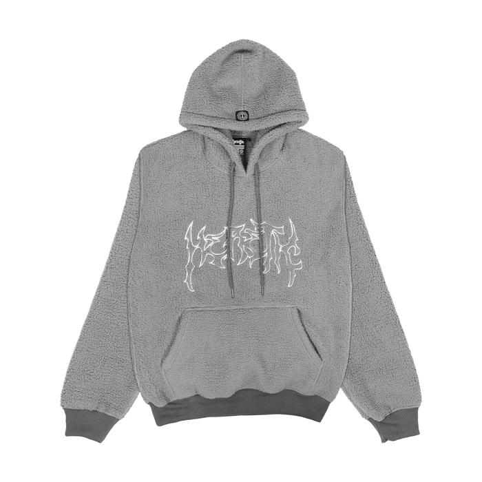 Heretic - Pullover Hoodie Sherpa - Grey Desolate