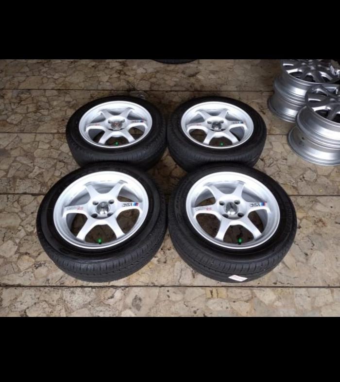 Velg Mobil Bekas R15 SSR R15X6,5 LUBANG 4 ET 42 BAN 185 55