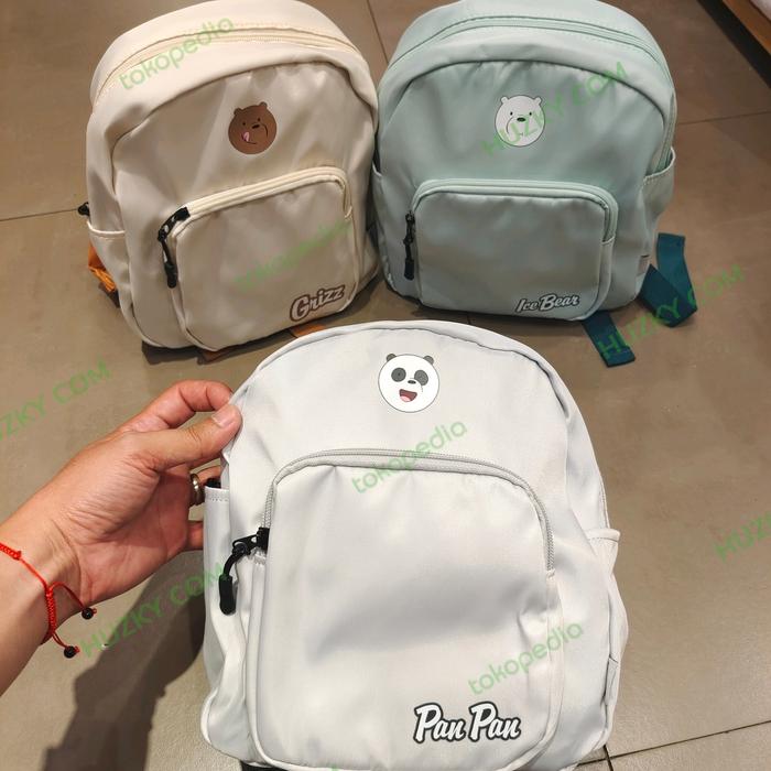 MINISO  Tas Ransel We Bare Bears 5.0 (sz.23x9x26cm)
