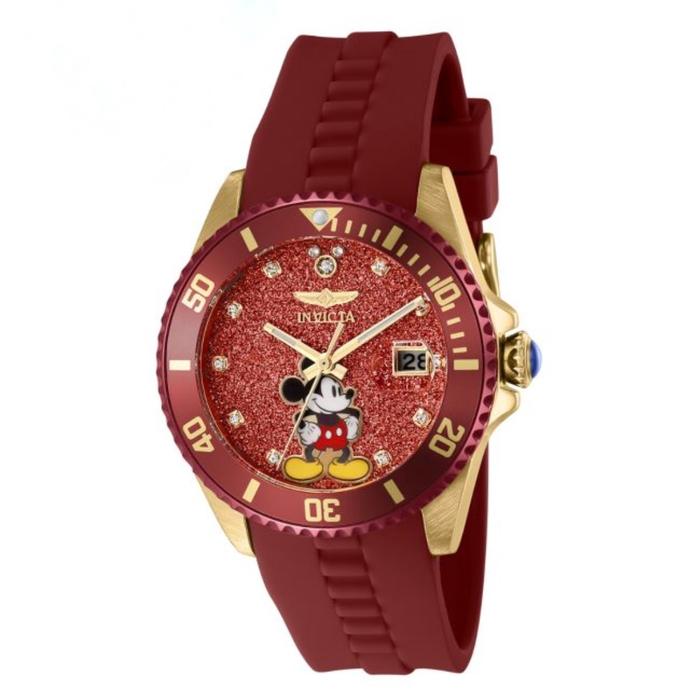 Invicta Disney Limited Edition Mickey Christmas Red Jam Tangan Wanita