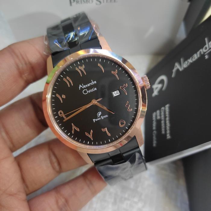 Jam PRIA ORIGINAL Alexandre Christie Ac 1024 MD Stainless Solid