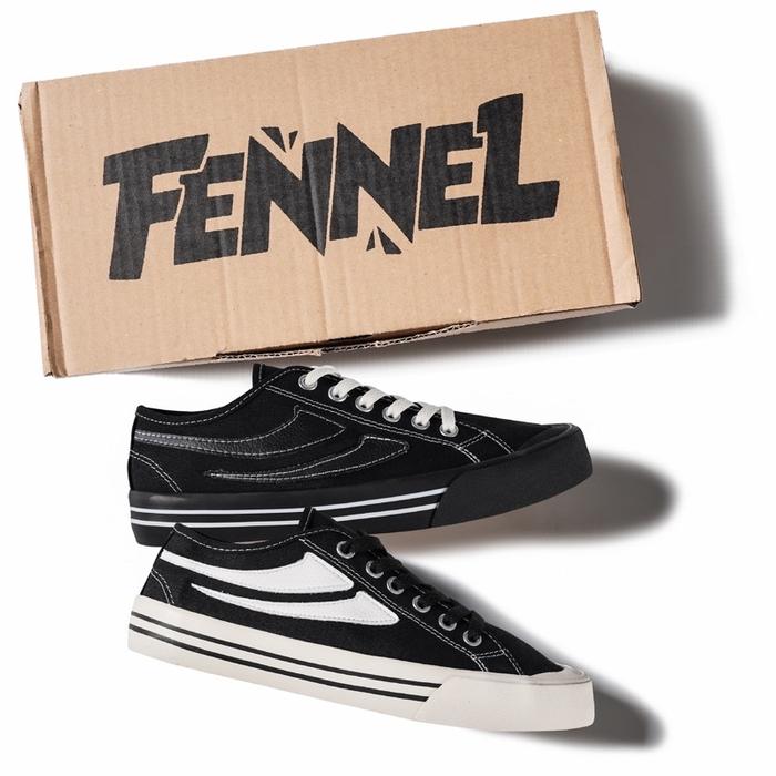 Sepatu Fennel LOW Black White