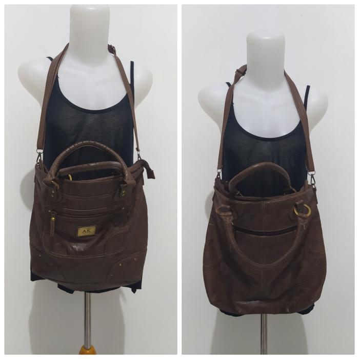 Tas Kulit Asli Wanita Branded Anne Klein Import Tas HandBag PL 922