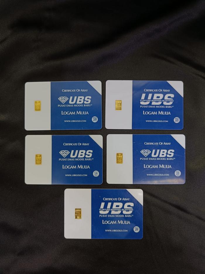 Logam Mulia UBS (LM UBS) 0,5gr & 1gr
