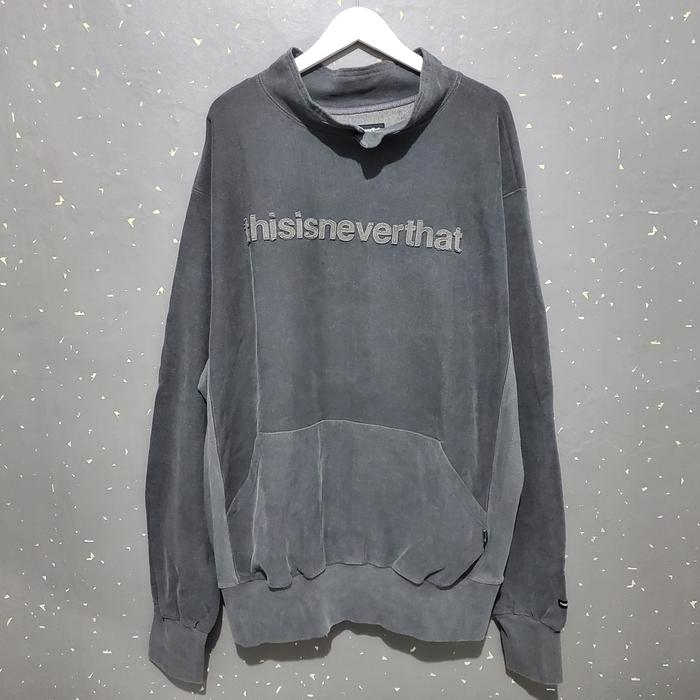 Hoodie Grey Thisisneverthat XL Original Second Thrift Murah