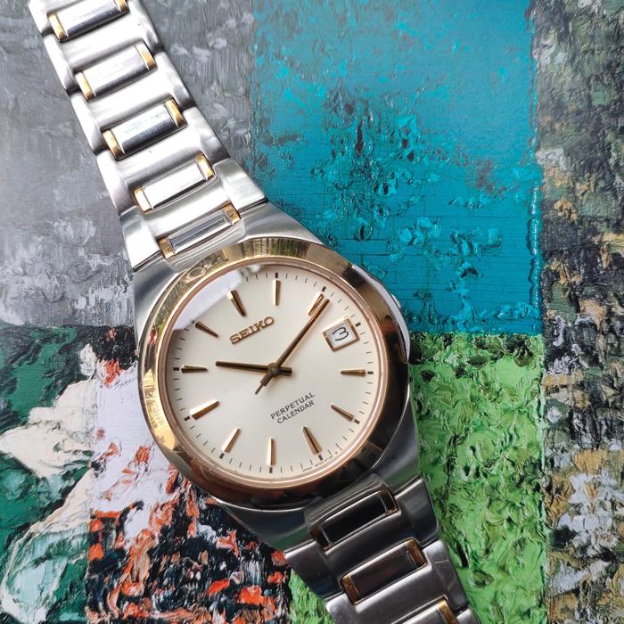 Jam seiko perpetual calender 8f32