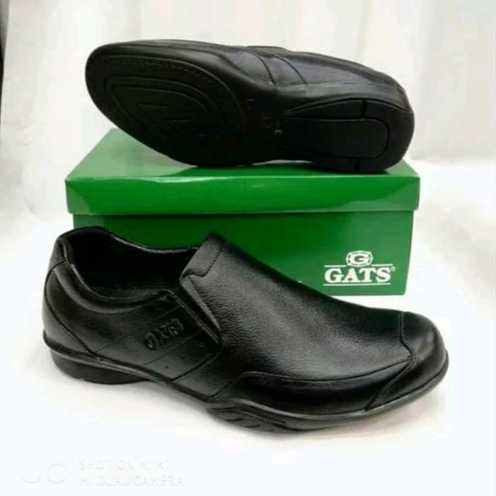 Sepatu Kulit Gats GI 7218 Hitam original